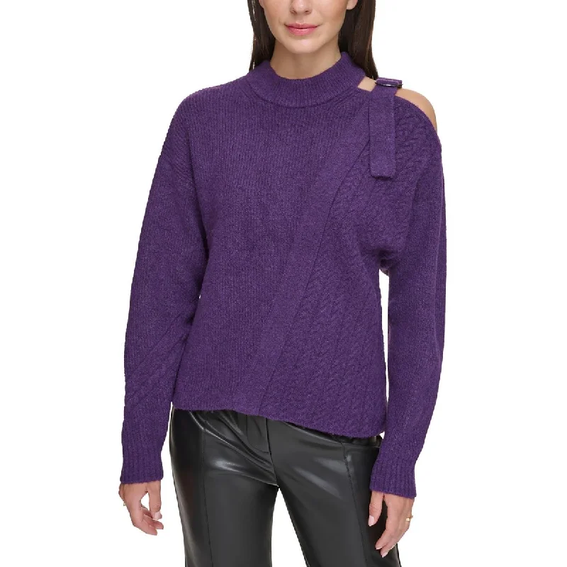 Womens Ribbed Top Pullover Sweater Ribbed Striped Patterned