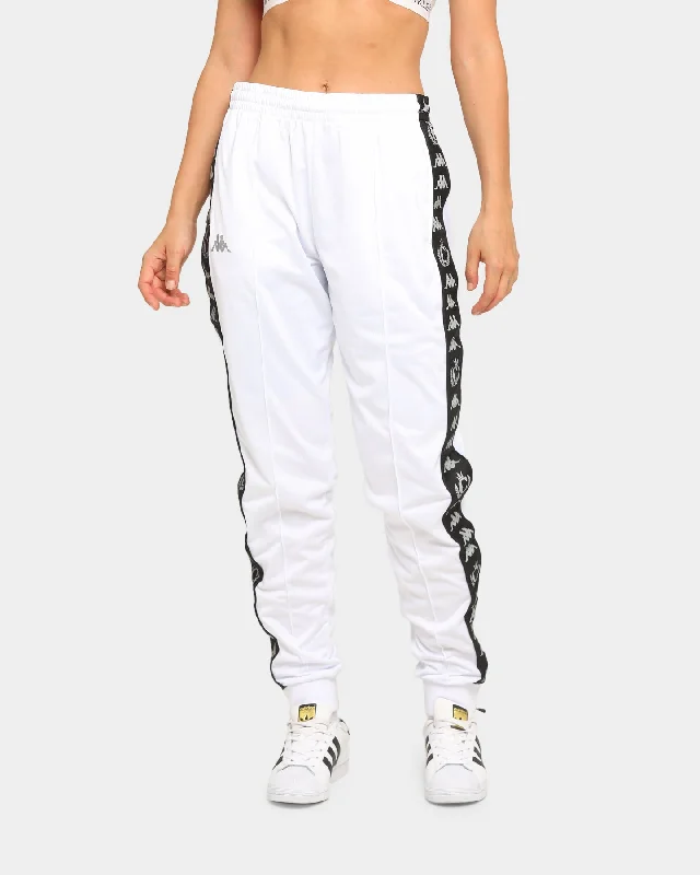 Kappa Kappa X Culture Kings Authentic Fergie Track Pants White/Silver Casual Skinny Fit Pants