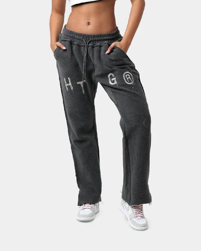 Honor The Gift HTG Weathered Sweat Pants Black Warm Wool Trousers