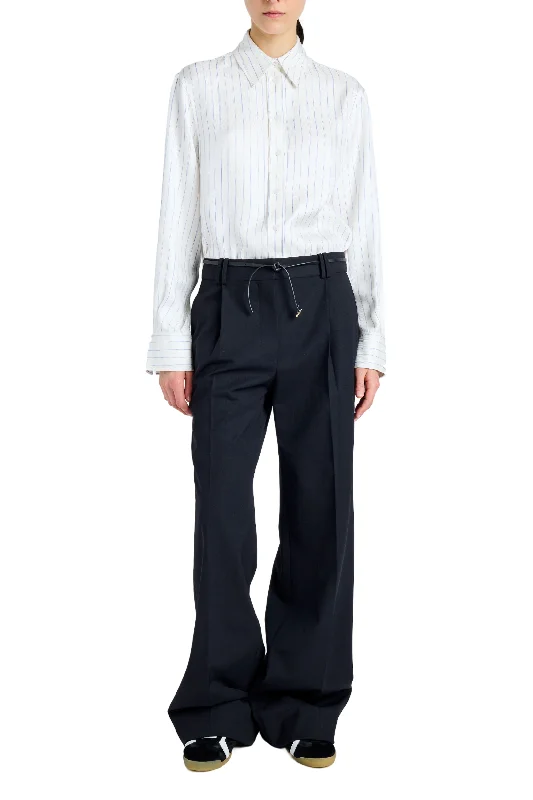 Savannah Wool Suiting Pants Cozy Fitted Pants