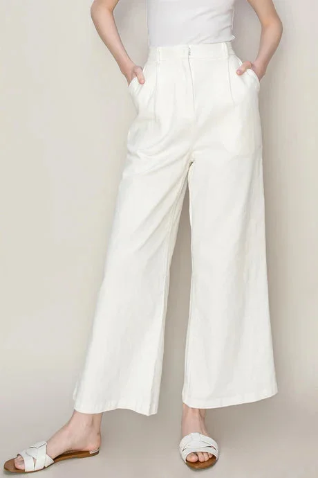 Bask In Spring Pants Sleek Black Pants