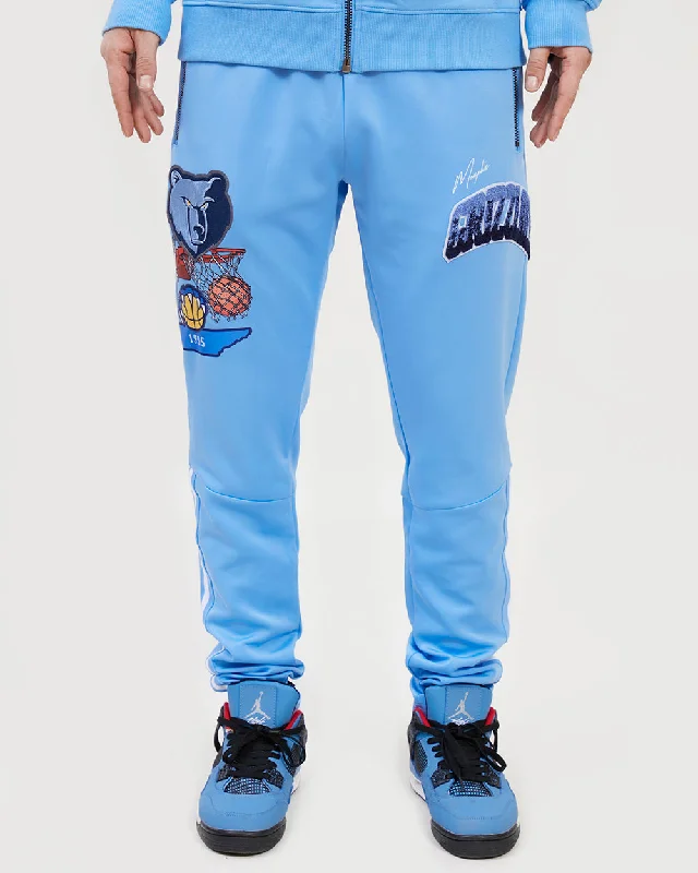 NBA MEMPHIS GRIZZLIES HOMETOWN MEN'S TRACK PANT (UNIVERSITY BLUE) Modern Stretch Trousers