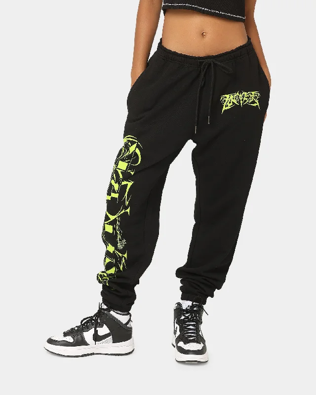 Loiter Anarchy Track Pants Black Chic Checkered Pants