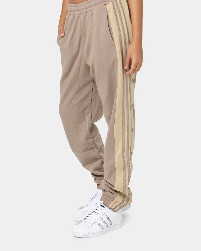 Adidas Women's Adibreak Track Pants Brown/Beige Relaxed Casual Leggings