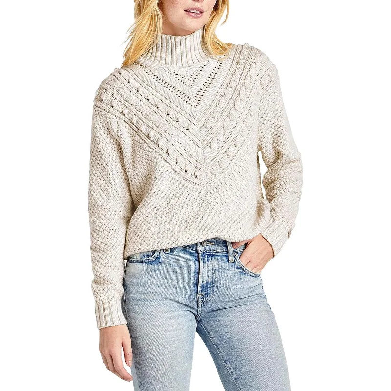 Maggie Womens Wool Blend Cable Knit Turtleneck Sweater Terry Blend Velvet Blend Canvas Blend Maggie Womens Wool Blend Cable Knit Turtleneck Sweater Terry Blend Velvet Blend Canvas Blend