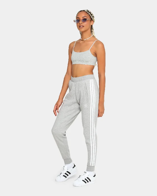 Adidas 3-Stripes Pant Grey Heather Formal Linen Trousers