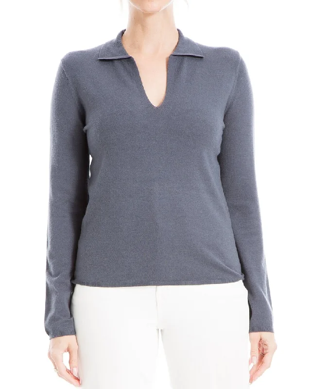 Max Studio Long Sleeve Sweater Anti-Pilling Anti-Shrink Durable