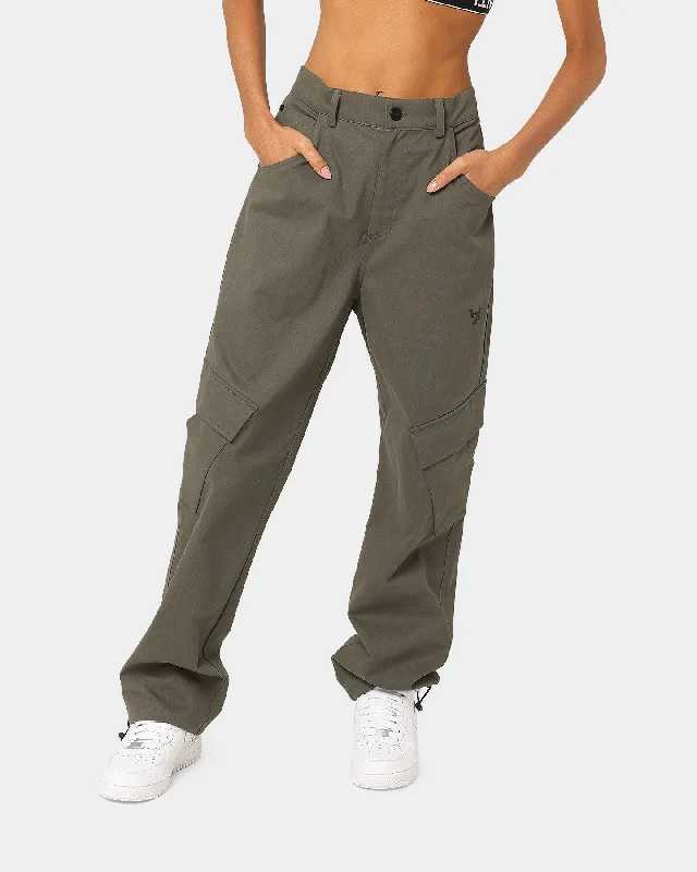 The Anti Order Para Military Cargo Pants Army Green Chic Slim Fit Pants