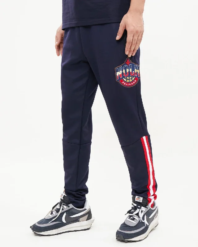 NBA NEW ORLEANS PELICANS CLASSIC MEN'S TRACK PANT (MIDNIGHT NAVY) Casual Plaid Pants NBA NEW ORLEANS PELICANS CLASSIC MEN'S TRACK PANT (MIDNIGHT NAVY) Casual Plaid Pants