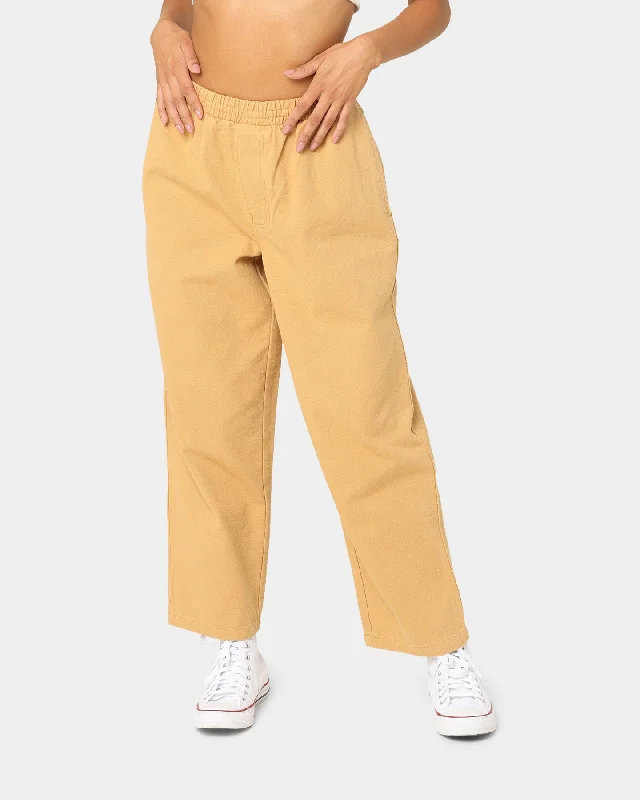 X-LARGE 91 Pants Khaki Formal Wide-Leg Pants