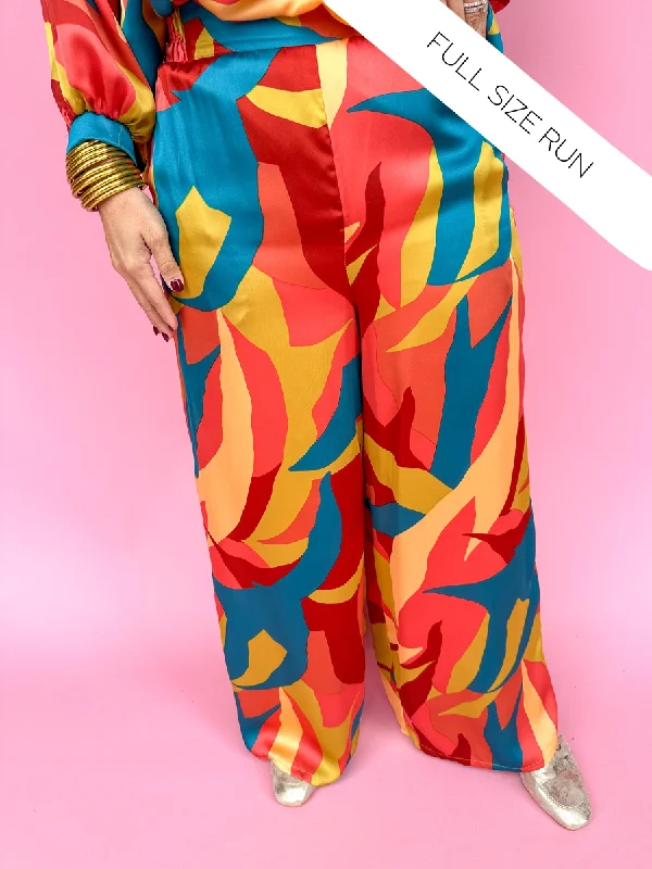 ADRIENNE | Cora Pants - Sunset Breeze Stylish Harem Pants