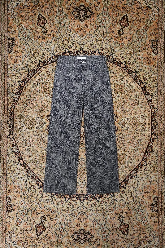 Sasquatchfabrix. 5PK FLARE PANTS (DENIM) Trendy Wide-Legged Trousers