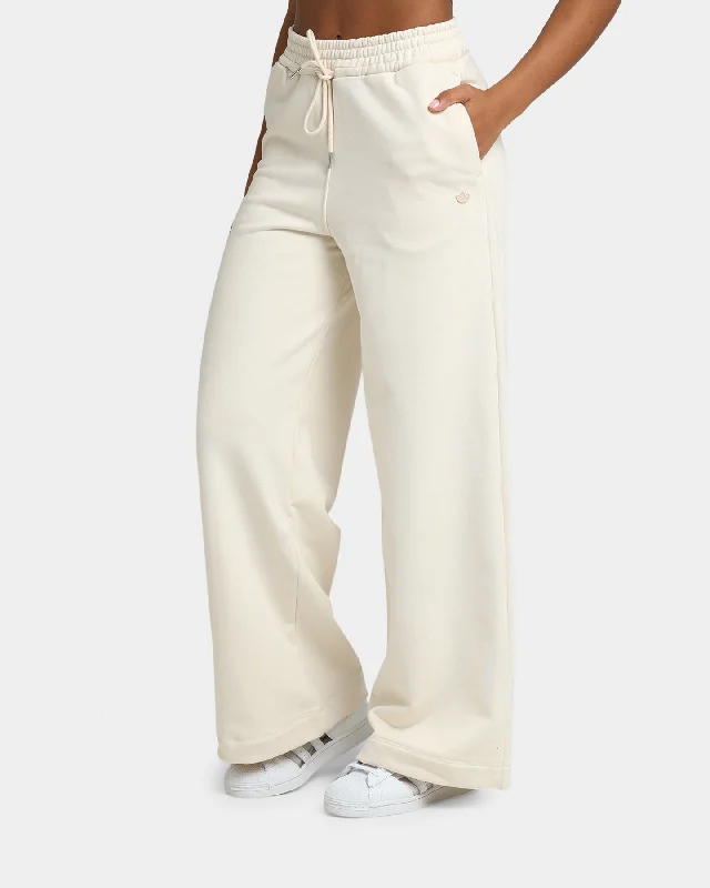 Adidas Women's Wide Leg Pants Non-dye Casual Drawstring Pants