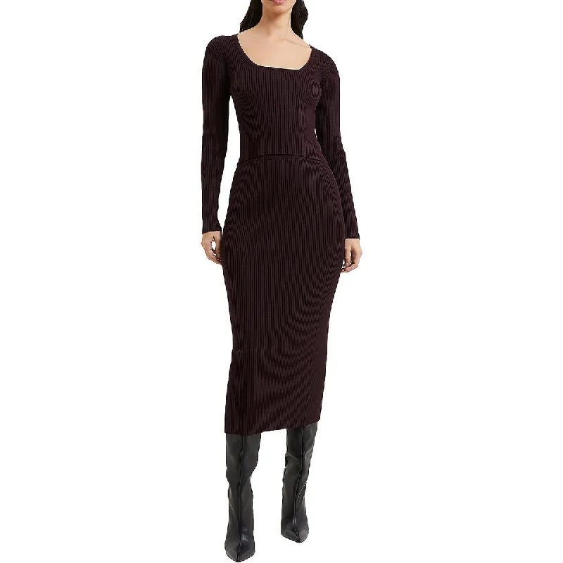 Simona Womens Scoop Neck Long Sleeve Pullover Sweater Iron Safe Non-Iron Wrinkle Free