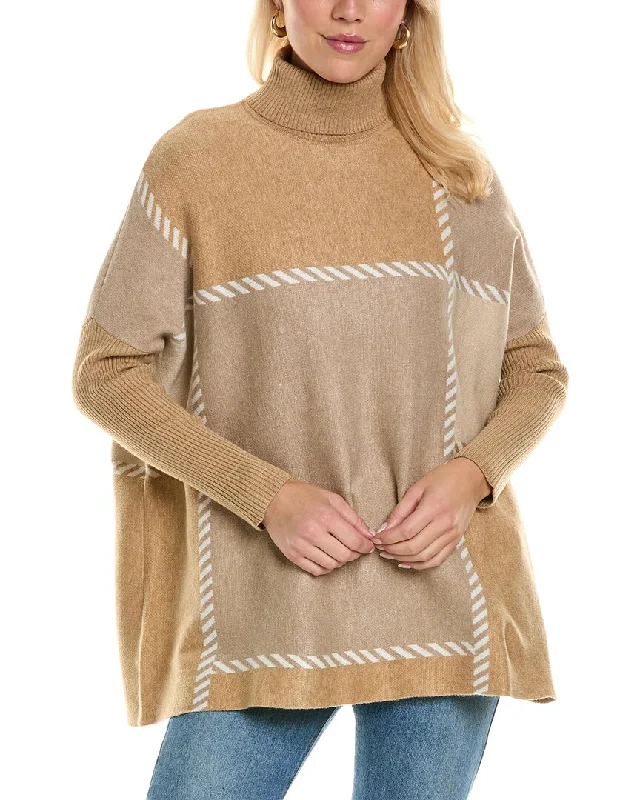 Joseph A. Turtleneck Tunic Sweater Stylish Fashionable Trendy