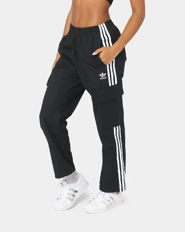 Adidas 3 Stripes Cargo Pants Black Casual Track Pants