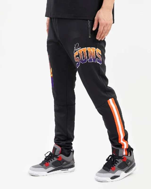 NBA PHOENIX SUNS HOMETOWN MEN'S TRACK PANT (BLACK/ORANGE) Slim-Fit Leggings