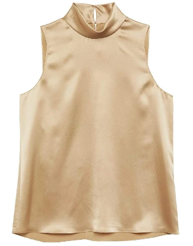 Connie Sleeveless Blouse Pastel Color Blouse