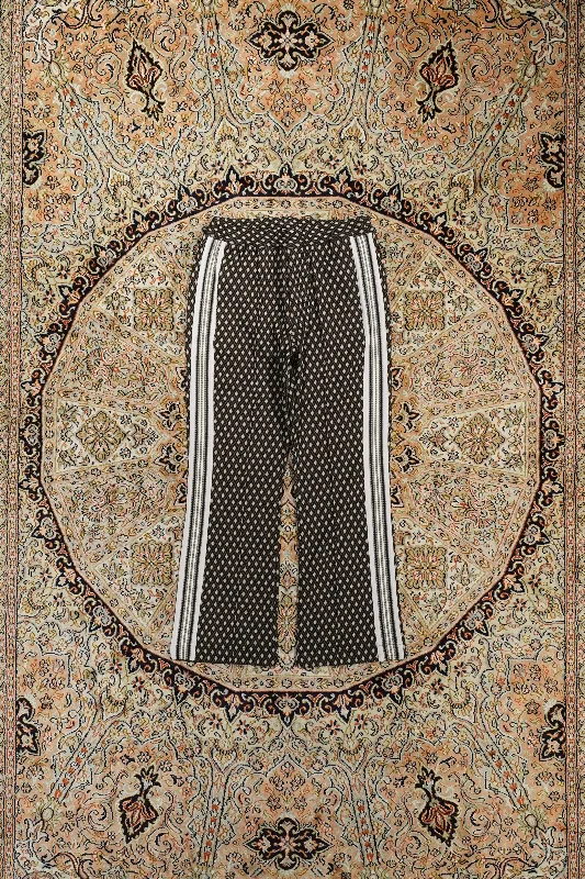 Sasquatchfabrix. "BOOT CUT" RETRO TRACK PANTS (BLACK) Classic Straight-Leg Pants