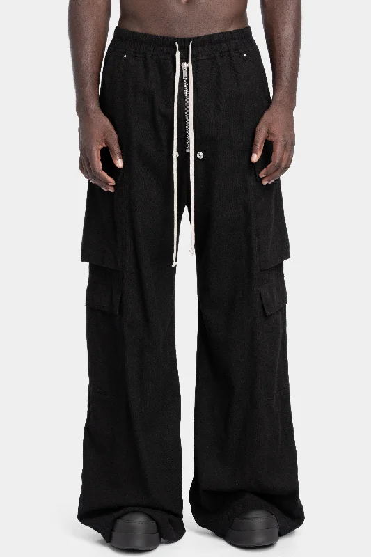 Double cargo jumbo belas pants Stretch Fit Pants