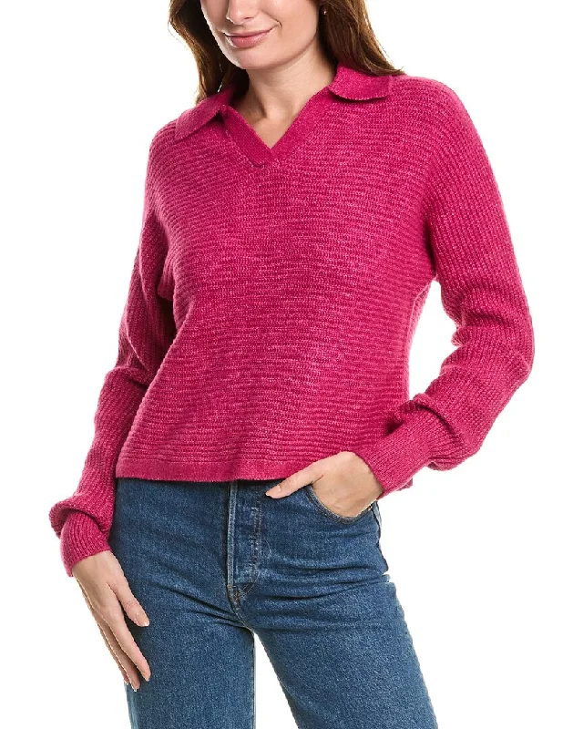 Joseph A. Polo Sweater Collared Crew Neck Turtle Neck
