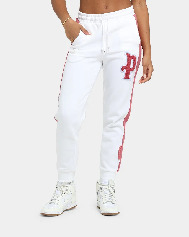 PUMA Women's Team Sweat Pants Puma White Soft Cotton Pants