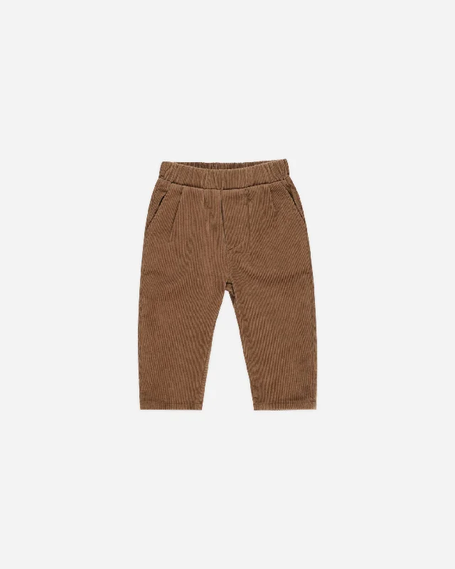 Otis Pant || Saddle Elegant High-Waist Pants