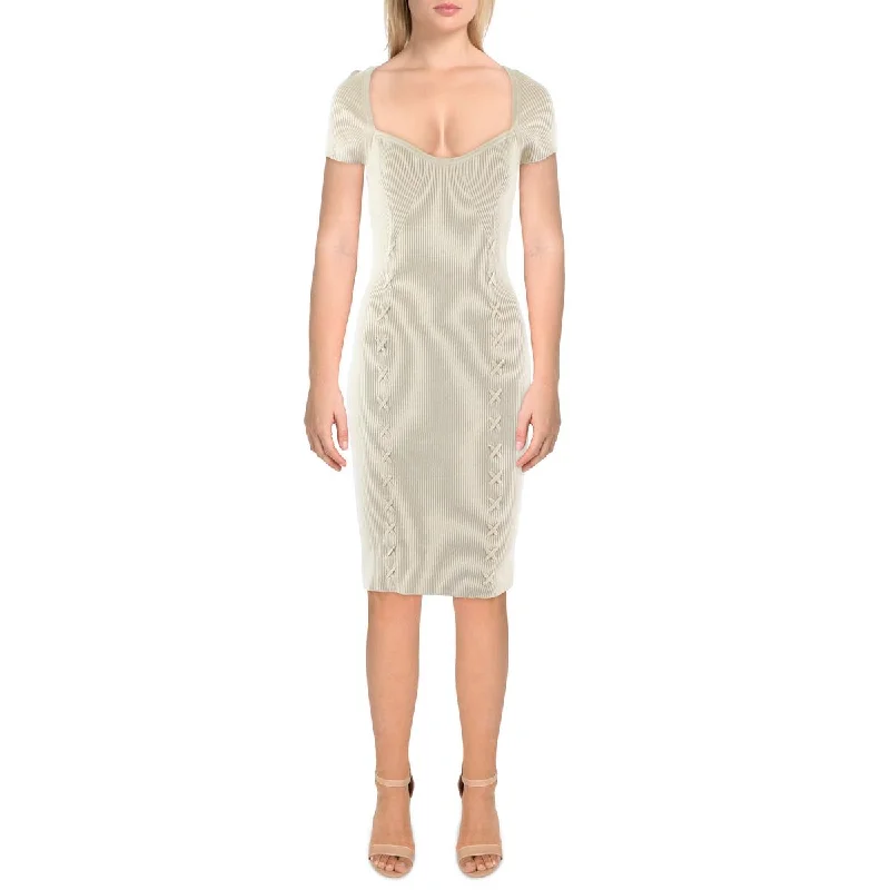Margot Womens Knit Above Knee Sweaterdress Stylish Fashionable Trendy