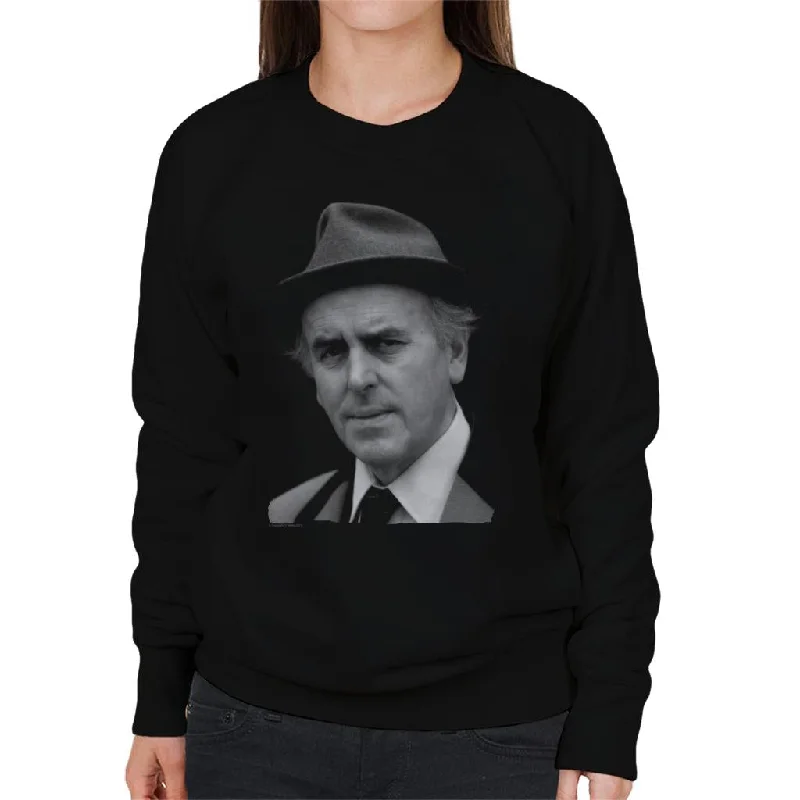 TV Times Actor George Cole Minder 1982 Women's Sweatshirt Hoodie with Print Artistic Unique