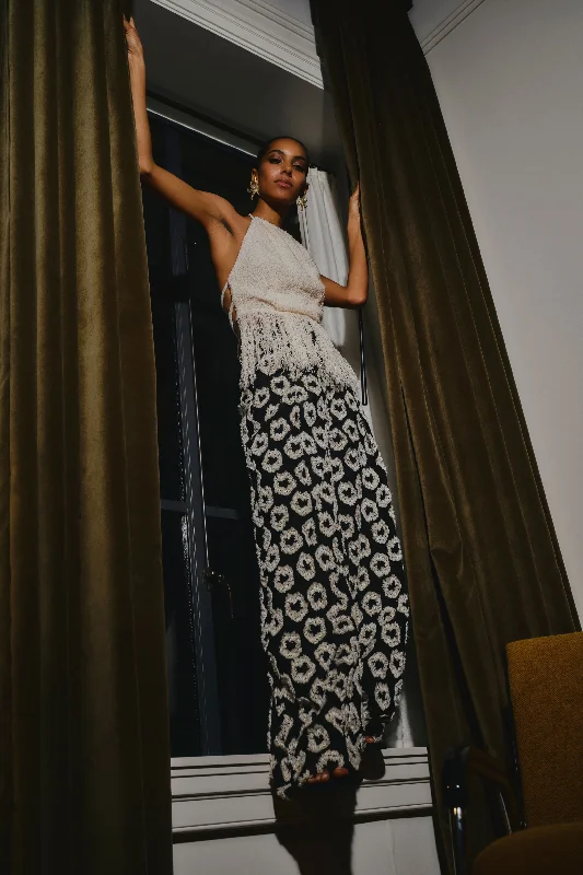 Cai Embroidered Pant Cozy Jogger Leggings
