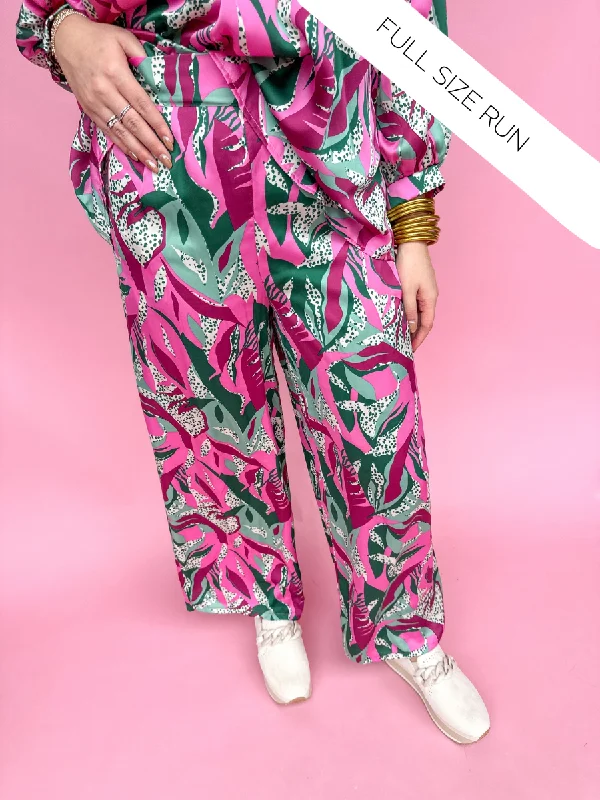 ADRIENNE | Cora Pants - Enchanted Forest Warm Wool Trousers