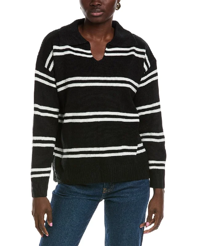 Lyra & Co V-Neck Sweater Stylish Fashionable Trendy
