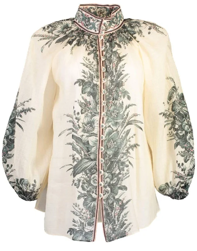 Moonshine Billow Blouse Slim Fit Blouse