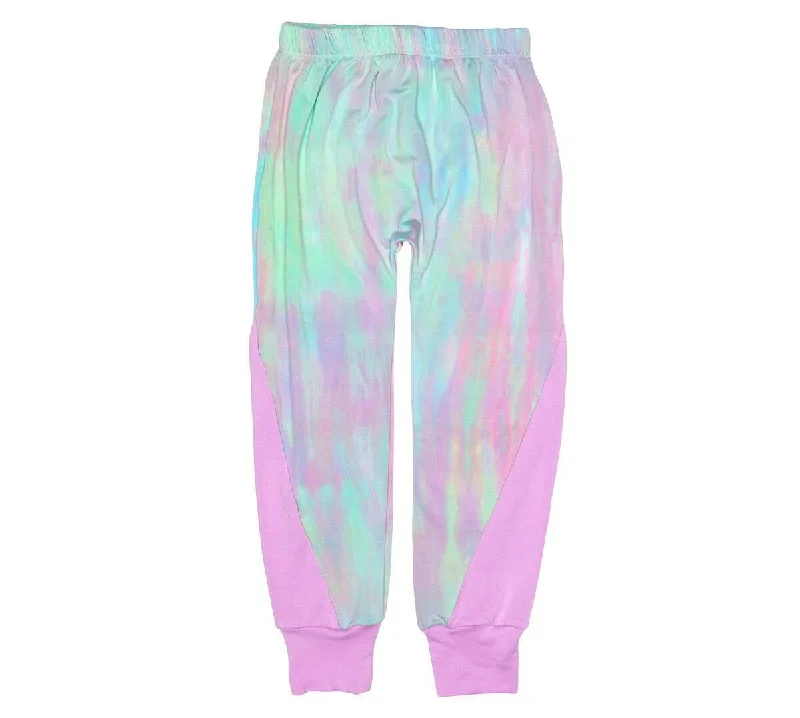Block Pant in Textured Prism & Violet Classic Stretch Pants