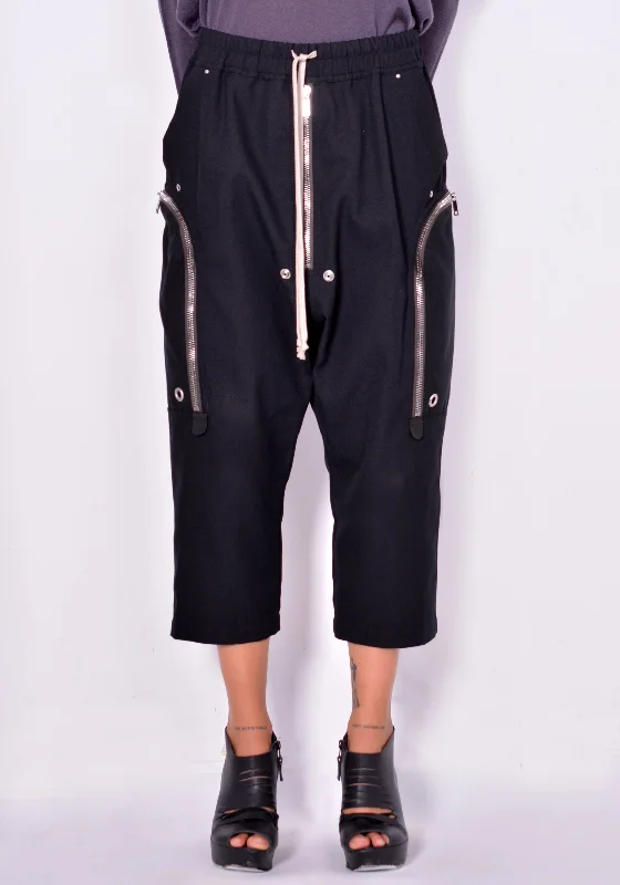 RICK OWENS RP02A7320 CVR LACK BELA PANTS Relaxed Lounge Trousers