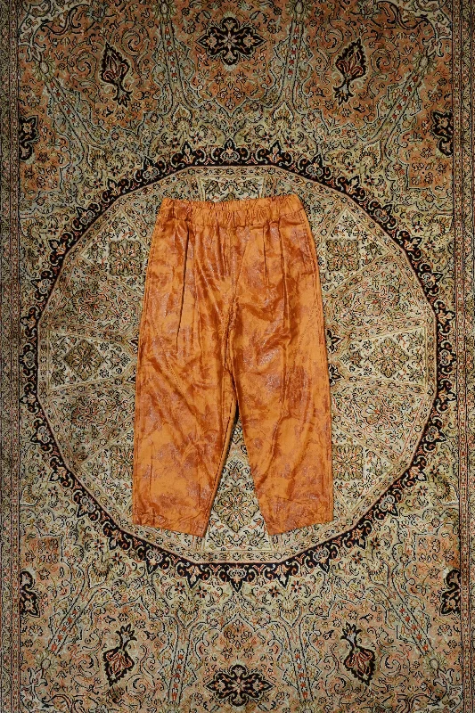 Sasquatchfabrix. "URUSHI" EASY PANTS (BROWN) Slim-Fit Khaki Pants