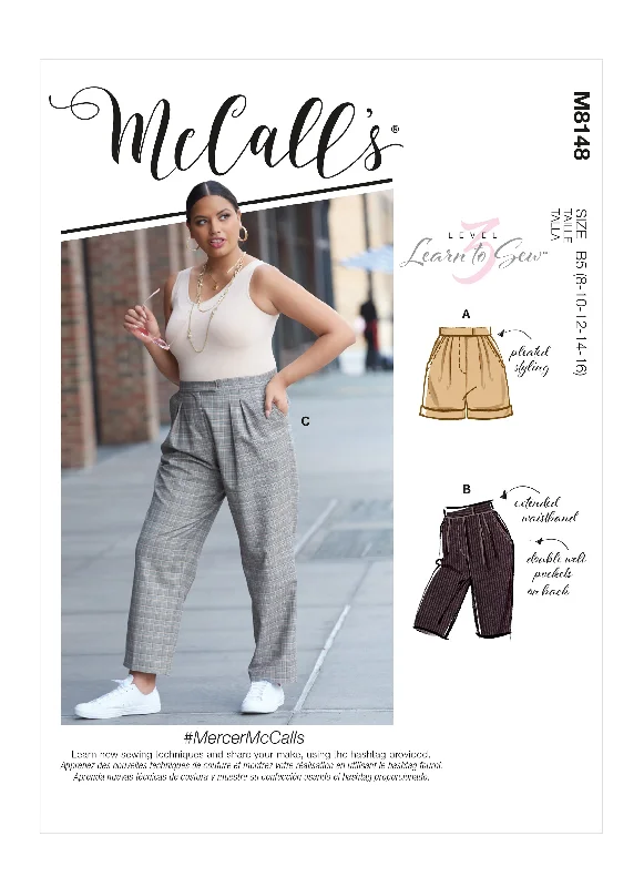 McCall's Pattern M8148 Misses' & Women's Pants Stylish Harem Pants