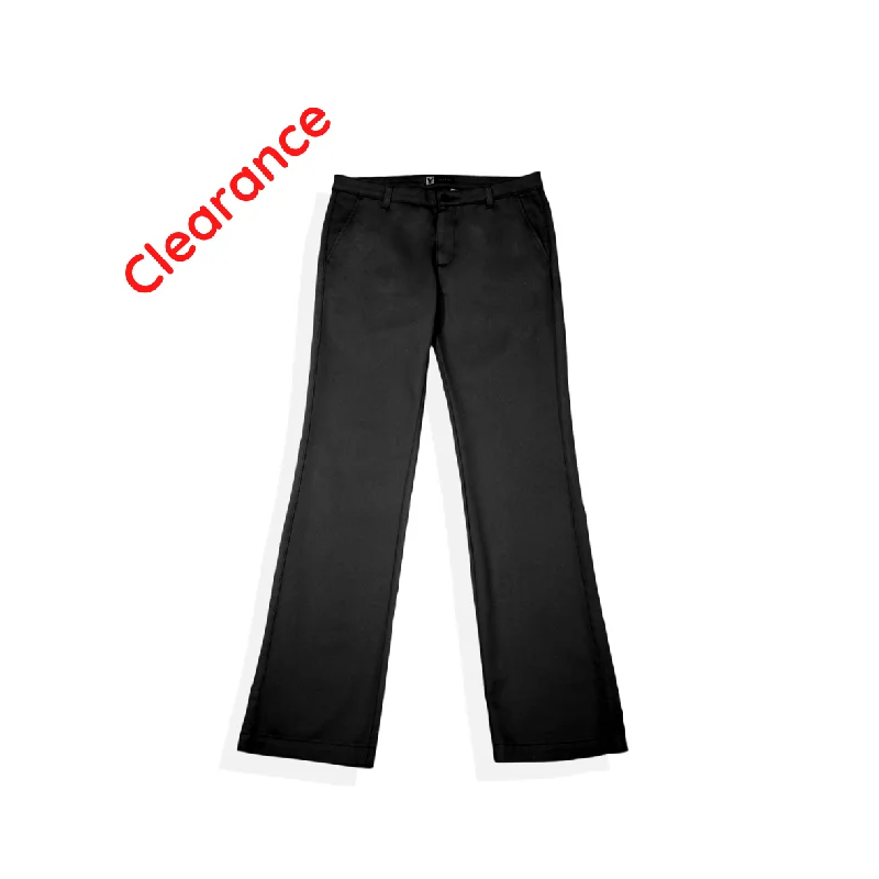 Women’s Twill Pants (Black) Cozy Maternity Pants