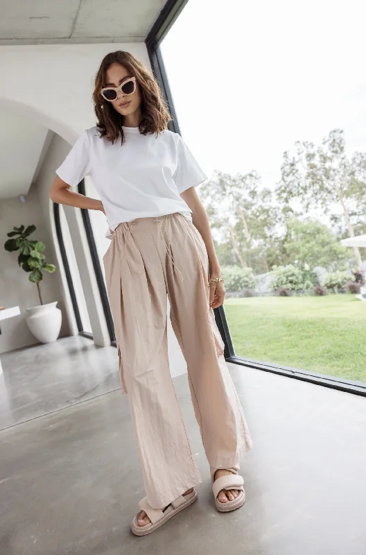 KALTEX Pants Beige Warm Wool Trousers