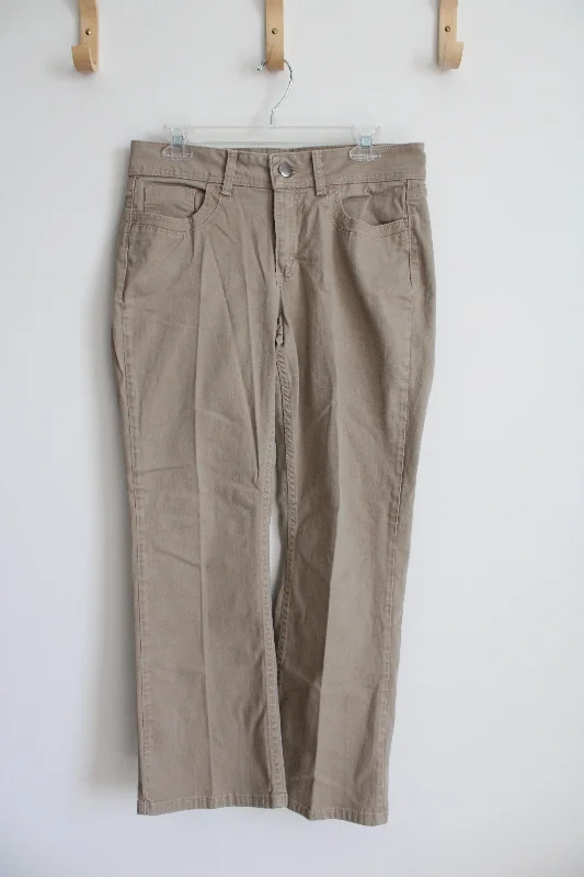 Riders Tan Bootcut Pants | 10 Petite Casual Skinny Fit Pants