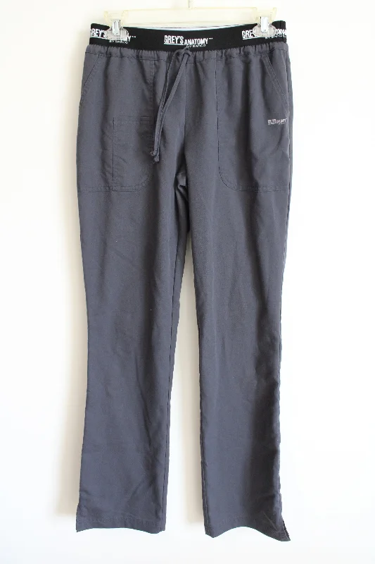 Grey's Anatomy By Barco Gray Scrub Pants | S Tall Cozy Full-Length Pants