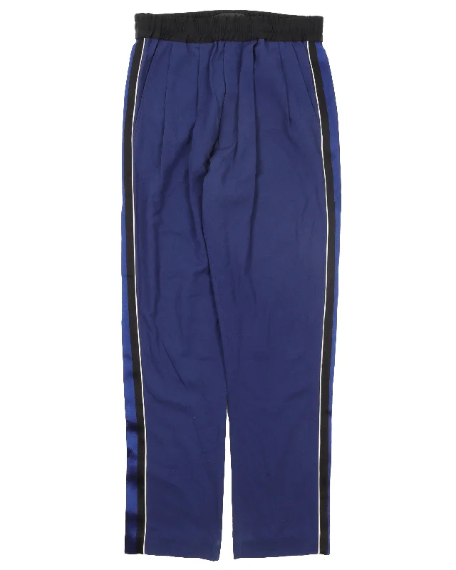 Royal Blue Track Pants Comfortable Maternity Pants