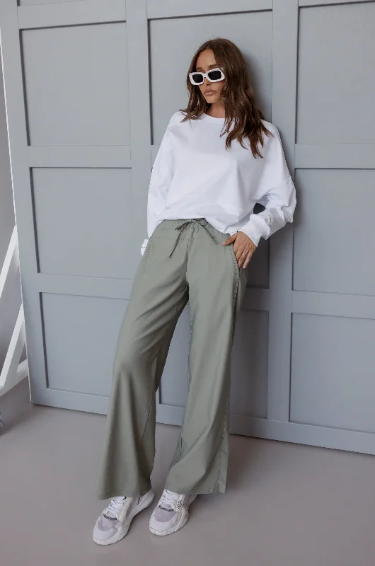 ARDEN Pants Sage (Petite) Cozy Maternity Pants