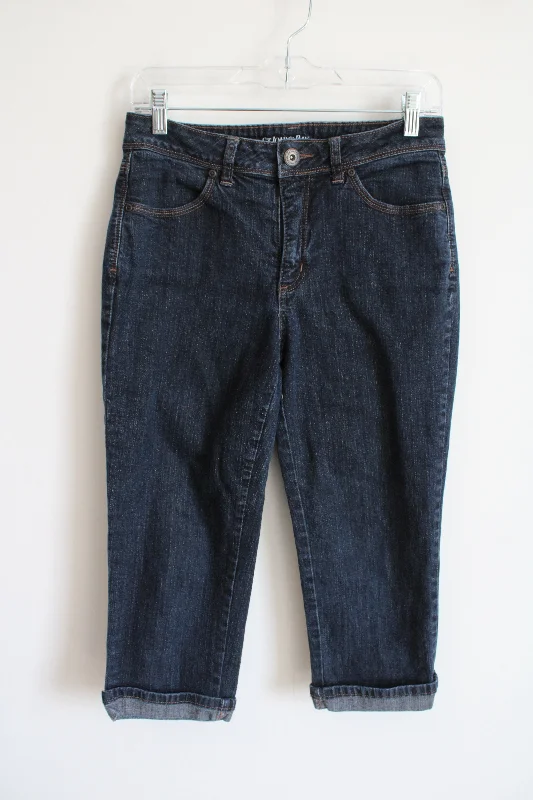 St. John's Bay Cuffed Denim Capri Pants | 6 Fashionable Jogger Pants