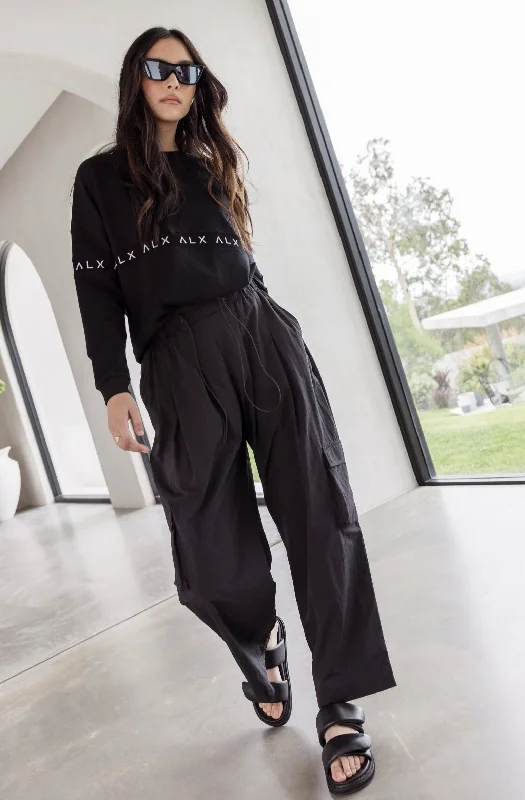 KALTEX Pants Black Classic Flared Pants