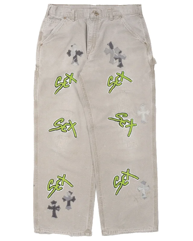 Sex Records Carpenter Pants Cozy Fitted Pants