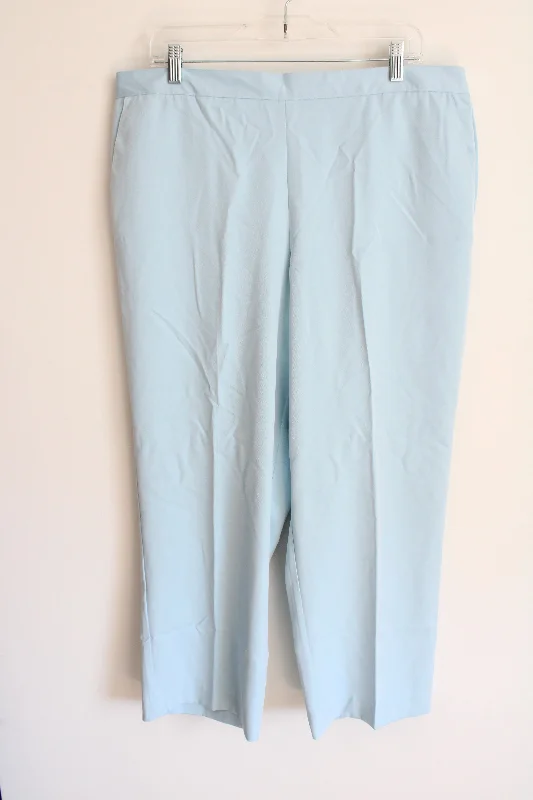 NEW Alfred Dunner Light Blue Pant | 18 Casual Sweatpants Style