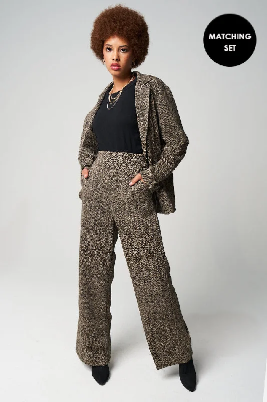 Wide leg pants High-Waist Trousers