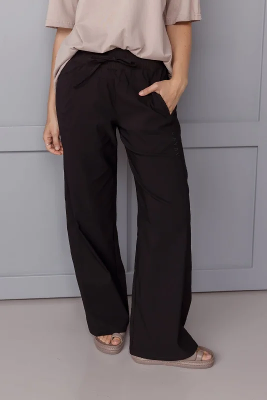 ARDEN Pants Black Casual Wide Pants