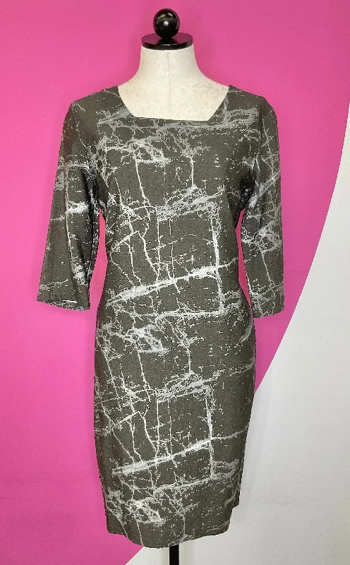 NICHE NILGUN DERMAN NEW MARBLE DRESS - S